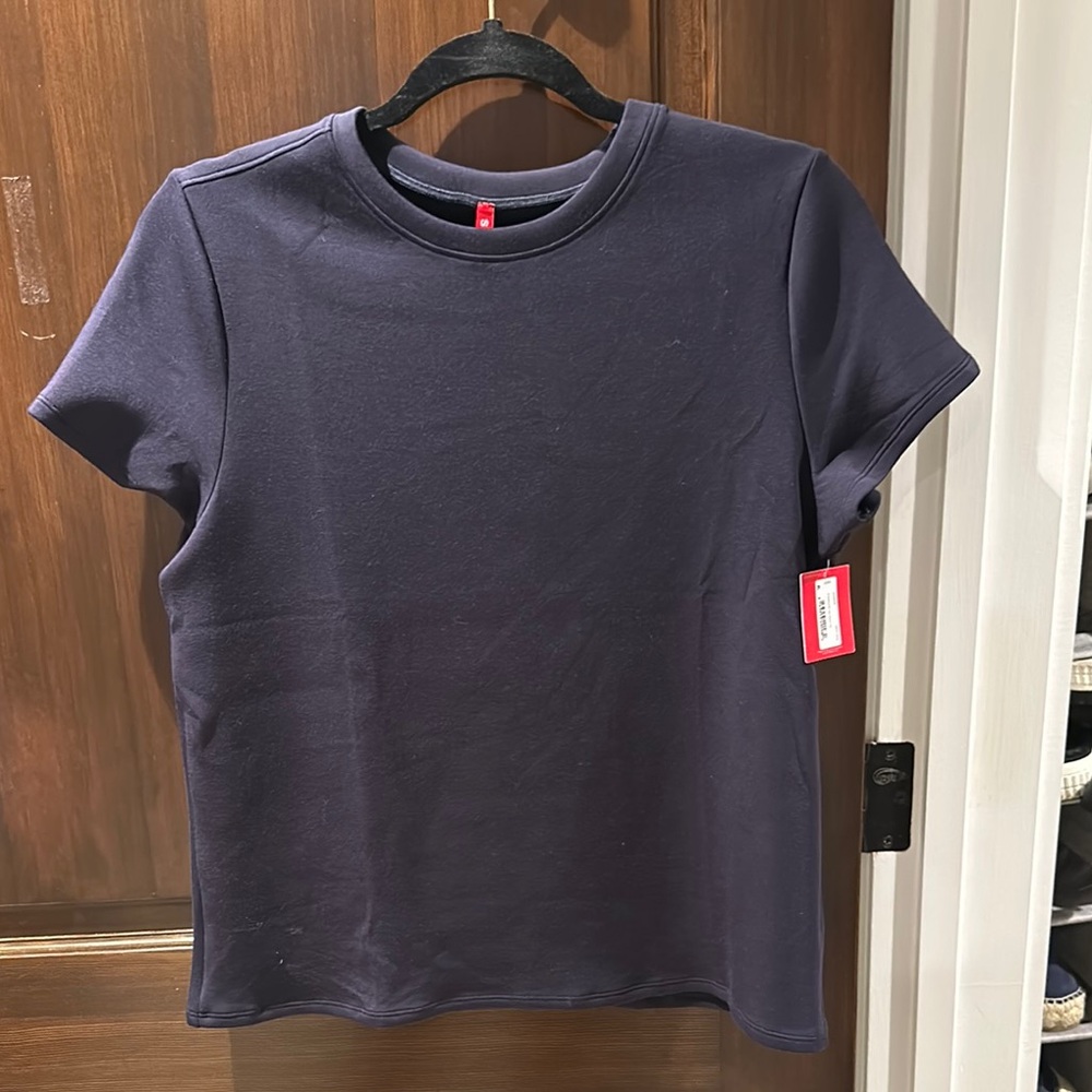 Spanx Dark Blue Casual Tee